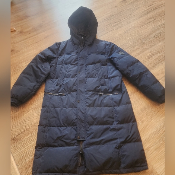 Size L Vince Comuto Men's Long Insulated Warm Winter Coat - Picture 11 of 12